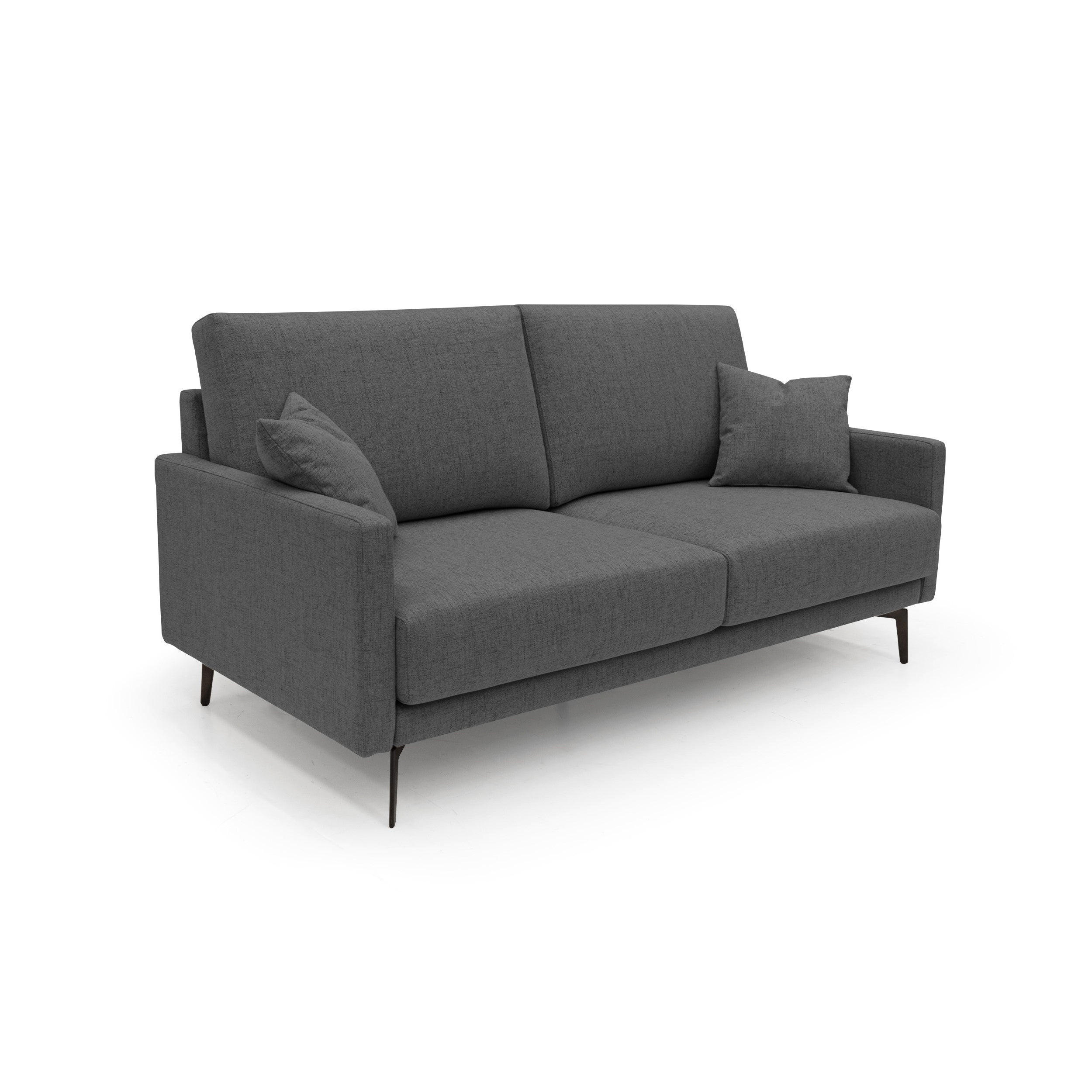 LINEARSOFA Saturno - Anthrazit, Textil (180/94/90cm) - Divani.store