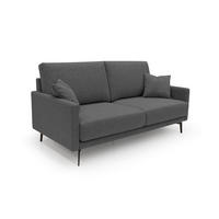 LINEARSOFA Saturno - Anthrazit, Textil (180/94/90cm) - Divani.store
