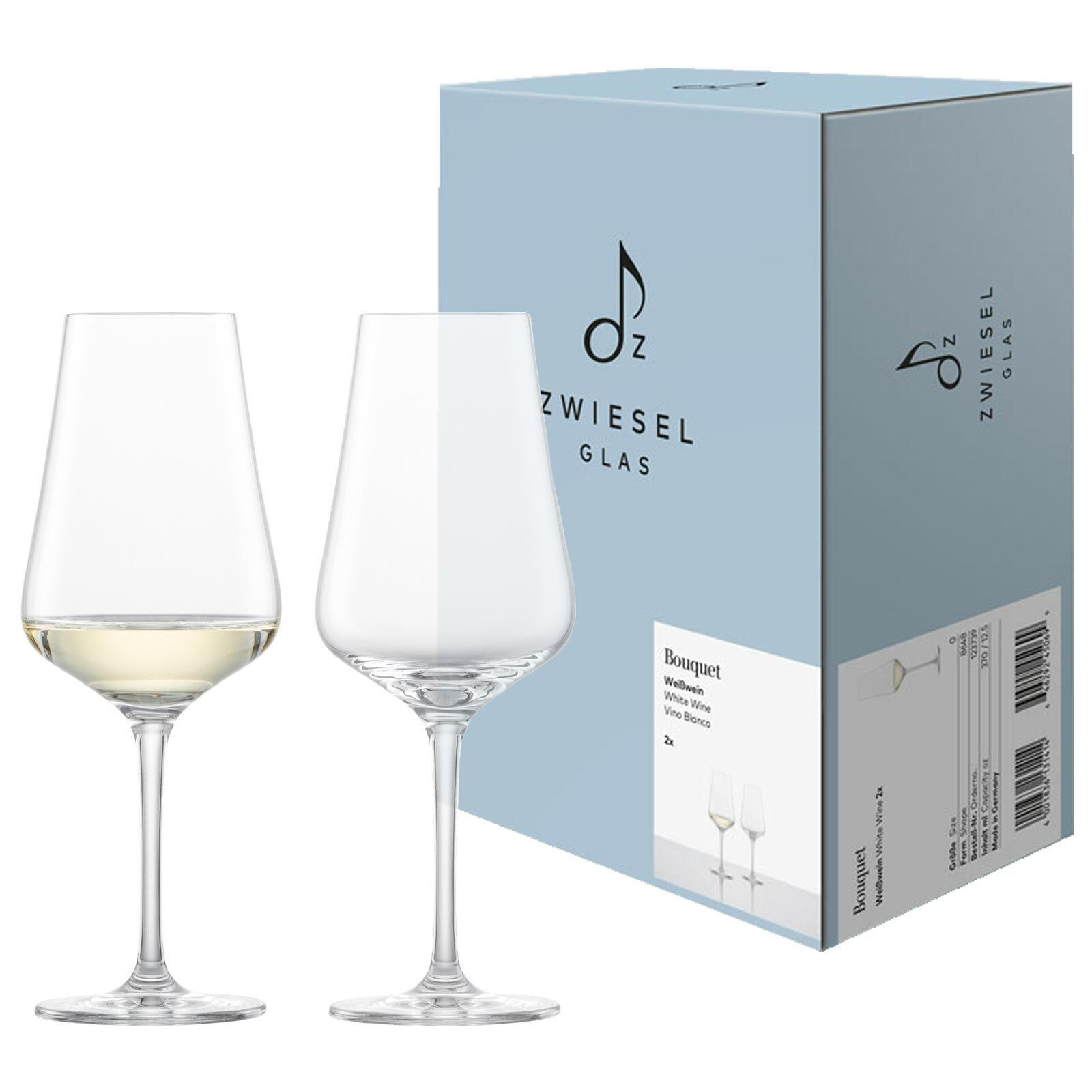 WEISSWEINGLÄSER Bouquet transparent 370 ml 2er Set - Transparent, Glas (0.37L) - Zwiesel Glas