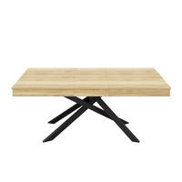 AUSZIEHTISCH Eichefarben 140-180/80/76 cm - Eichefarben, Holz (80/180/76cm) - PANGIVO