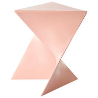 BEISTELLTISCH Pastellrosa Pecos - Pink, Kunststoff (40/40/44cm) - Beliani