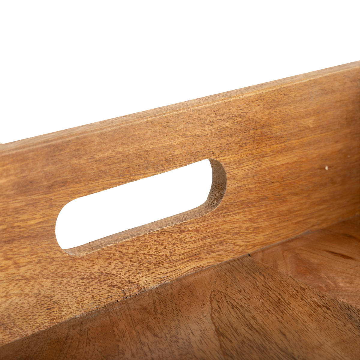 BEISTELLTISCH Rand Mangoholz 100 cm / 35 cm Natur - Naturfarben, Holz (35/100/85cm) - Villa Möbel