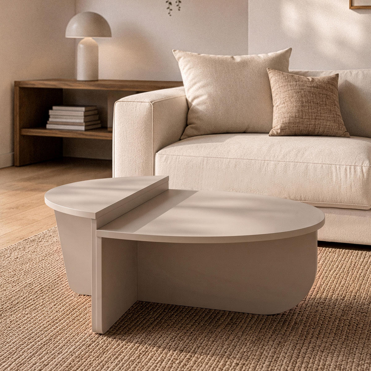SET med 2 soffbord, 90 cm breda - ORION - Kashmir, Träbaserade material (9.5/90/35cm) - Calicosy