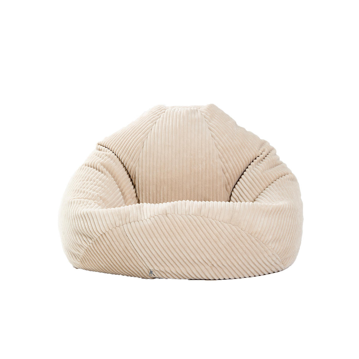 POUF kord Beige - Beige, Textil (85/50/85cm) - Nordlys
