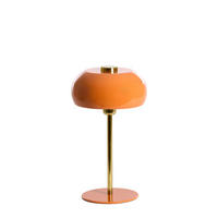 TISCHLAMPE Surin Orange Ø23/40 cm - Orange, Metall (23/23/40cm) - Light & Living