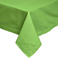 TISCHDECKE limette 137/228 cm, 100% Baumwolle - Limette, Textil (137/228cm) - Homescapes