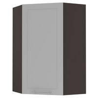 KÜCHENHÄNGESCHRANK Kvantum W4/10/60 Dust Grey Matt / Lava Matt 60 / 60 / 96cm - Dunkelgrau/Grau, Holz/Holzwerkstoff (60/96/60cm) - Feldmann-Wohnen