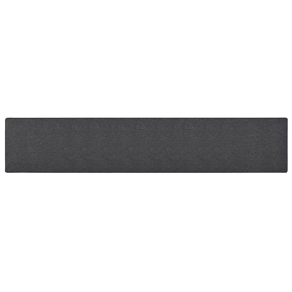 TEPPICHLÄUFER Anthrazit 50/300 Cm - Anthrazit, Kunststoff (300/50cm) - vidaXL