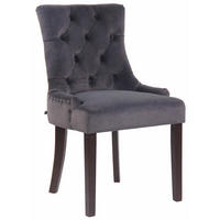 ESSZIMMERSTUHL Aberdeen 92x55x58 cm dunkelgrau - Dunkelgrau, Textil (55/92/58cm) - furnicato
