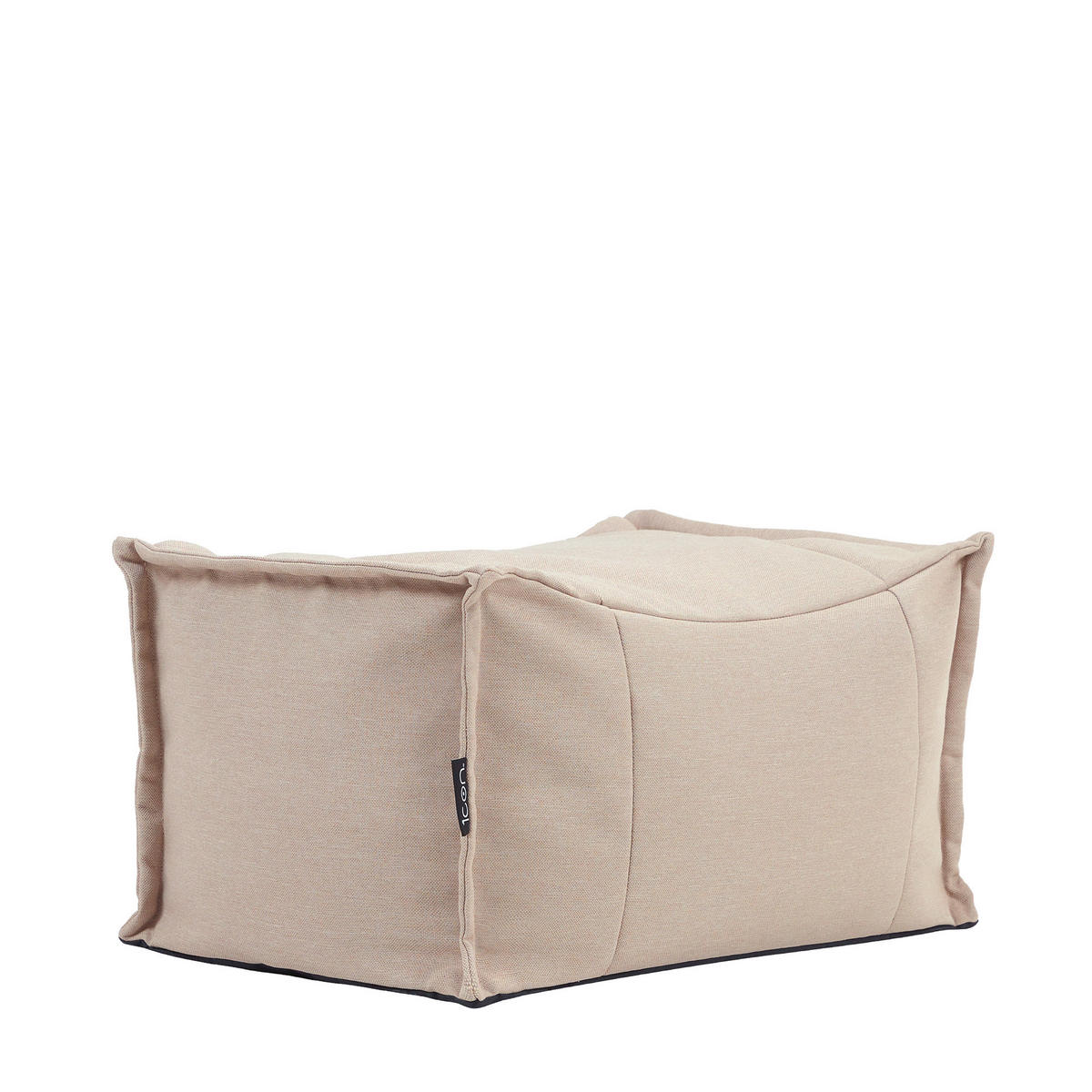 HOCKER Outdoor Bud - Beige, Textil (67/34/45cm) - icon