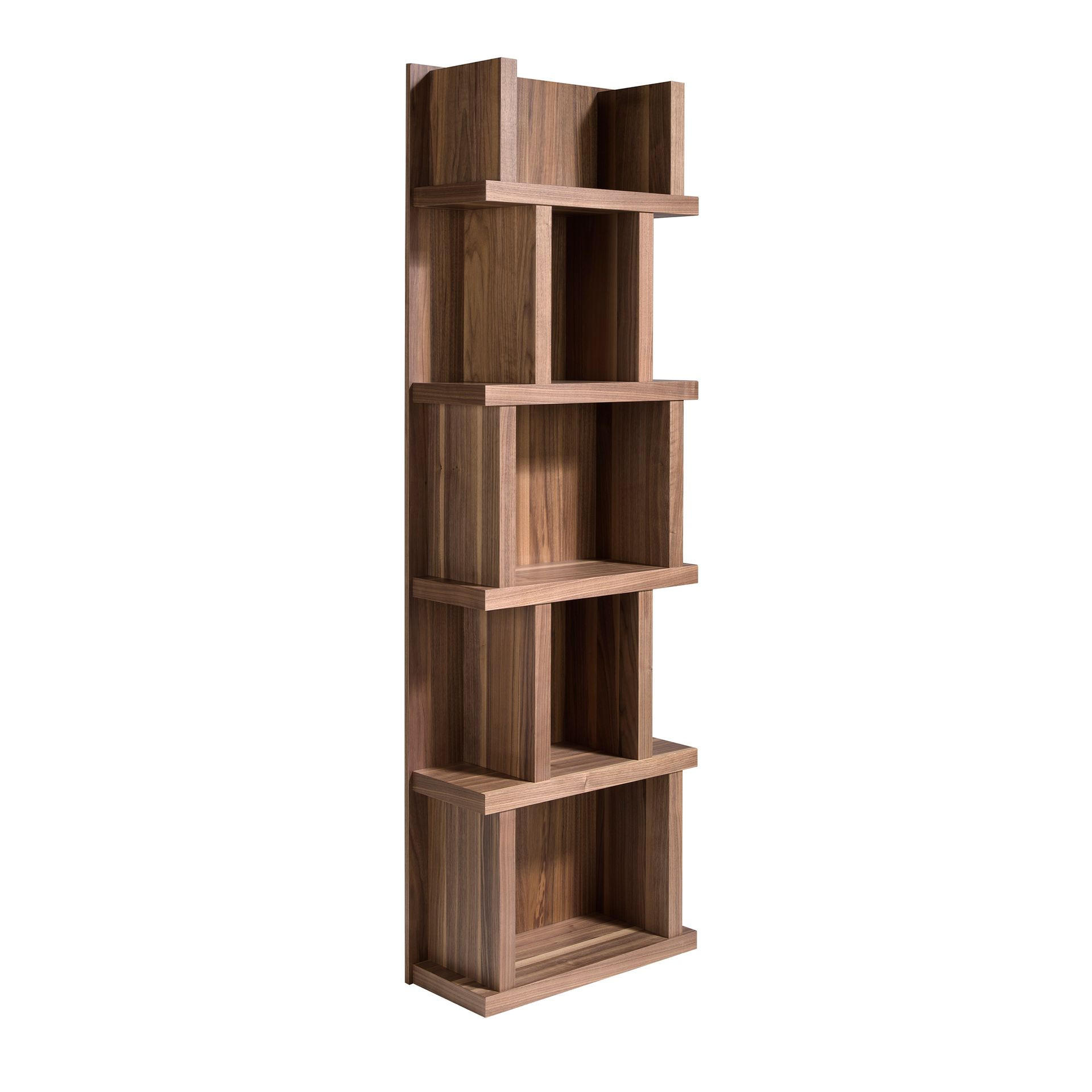 REGAL Regal aus Walnussholz 60/28/190 cm - Walnussfarben, Holz (60/190/28cm) - ANGEL CERDA
