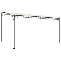 PERGOLA, Pavillon 4x3 m, 180 g/m² Stoff und Stahl, Crème - Creme, Metall (300/255/400cm) - vidaXL