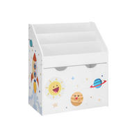 SPIELZEUGREGAL BÜCHERREGAL - Weiß, Holzwerkstoff (29.5/70/62.5cm) - Hansiro