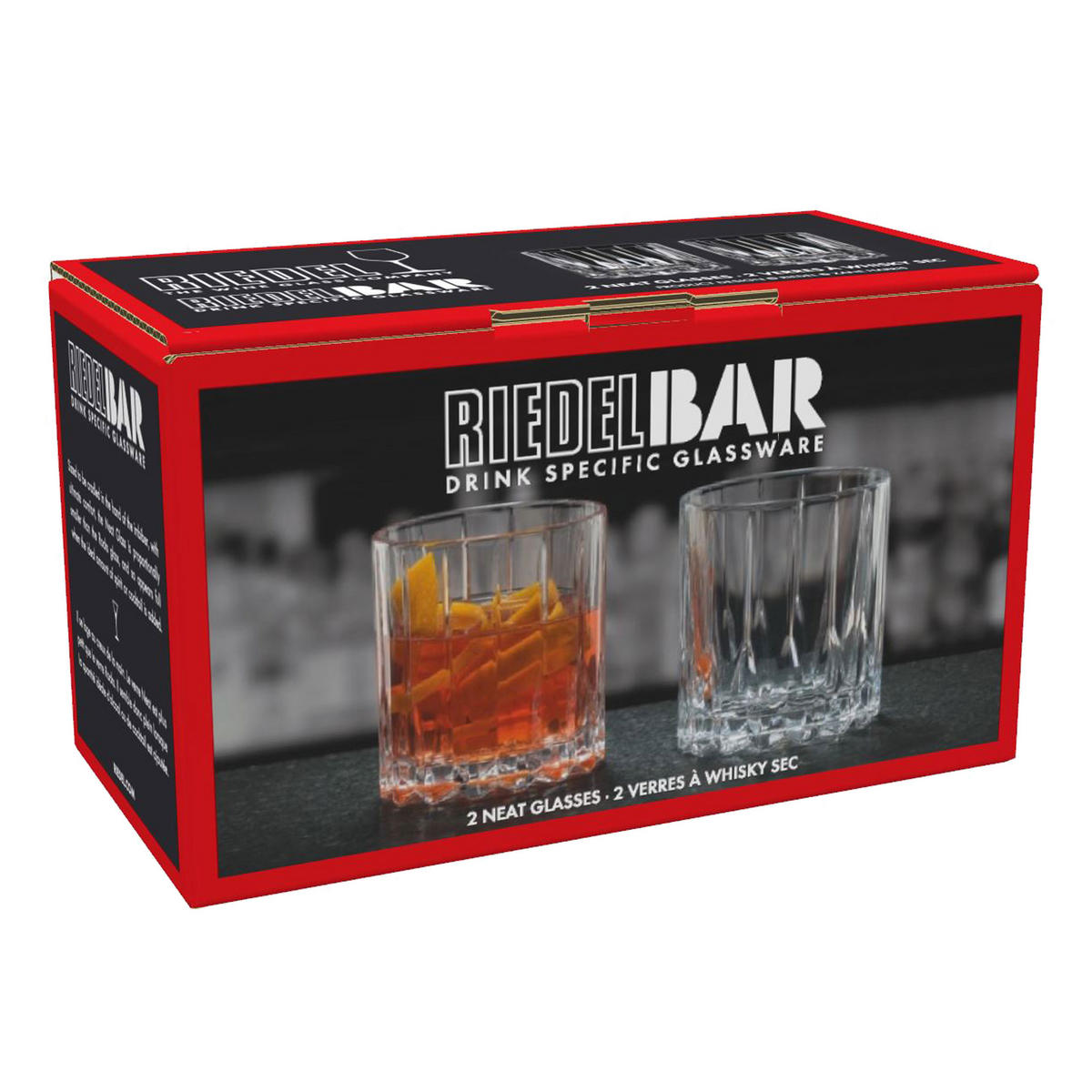 WHISKYGLAS Drink Specific Glassware Neat, Glas, 2er Set, 174 ml - Transparent, Glas (0.17L) - Riedel
