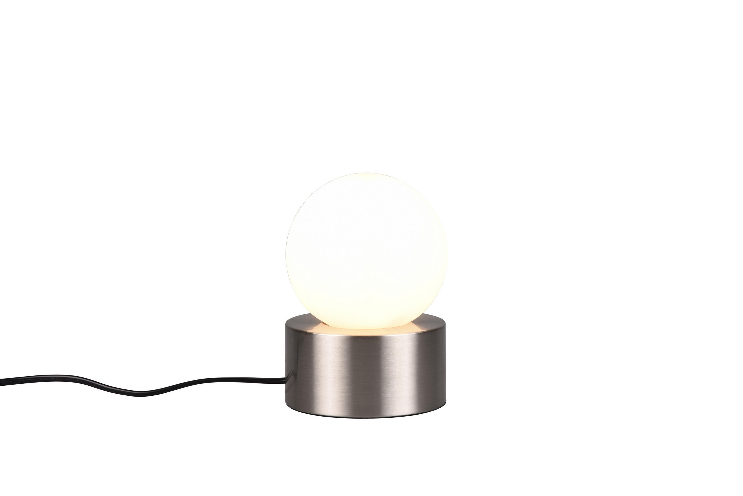 Trio Leuchten Tischlampe Grau 12x17x12 cm