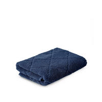 BADETUCH Samine navy blau 50/90 cm - Dunkelblau, Textil (50/90cm) - Homla