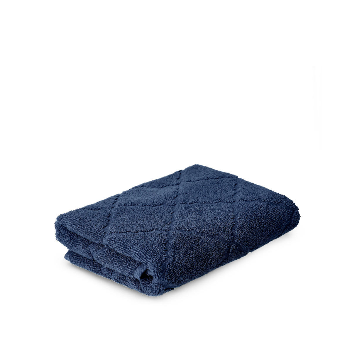 BADETUCH Samine navy blau 50/90 cm - Dunkelblau, Textil (50/90cm) - Homla