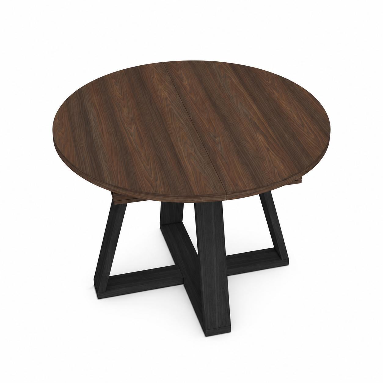 Skraut Home Esstisch, Dunkelbraun 103x73x103 cm