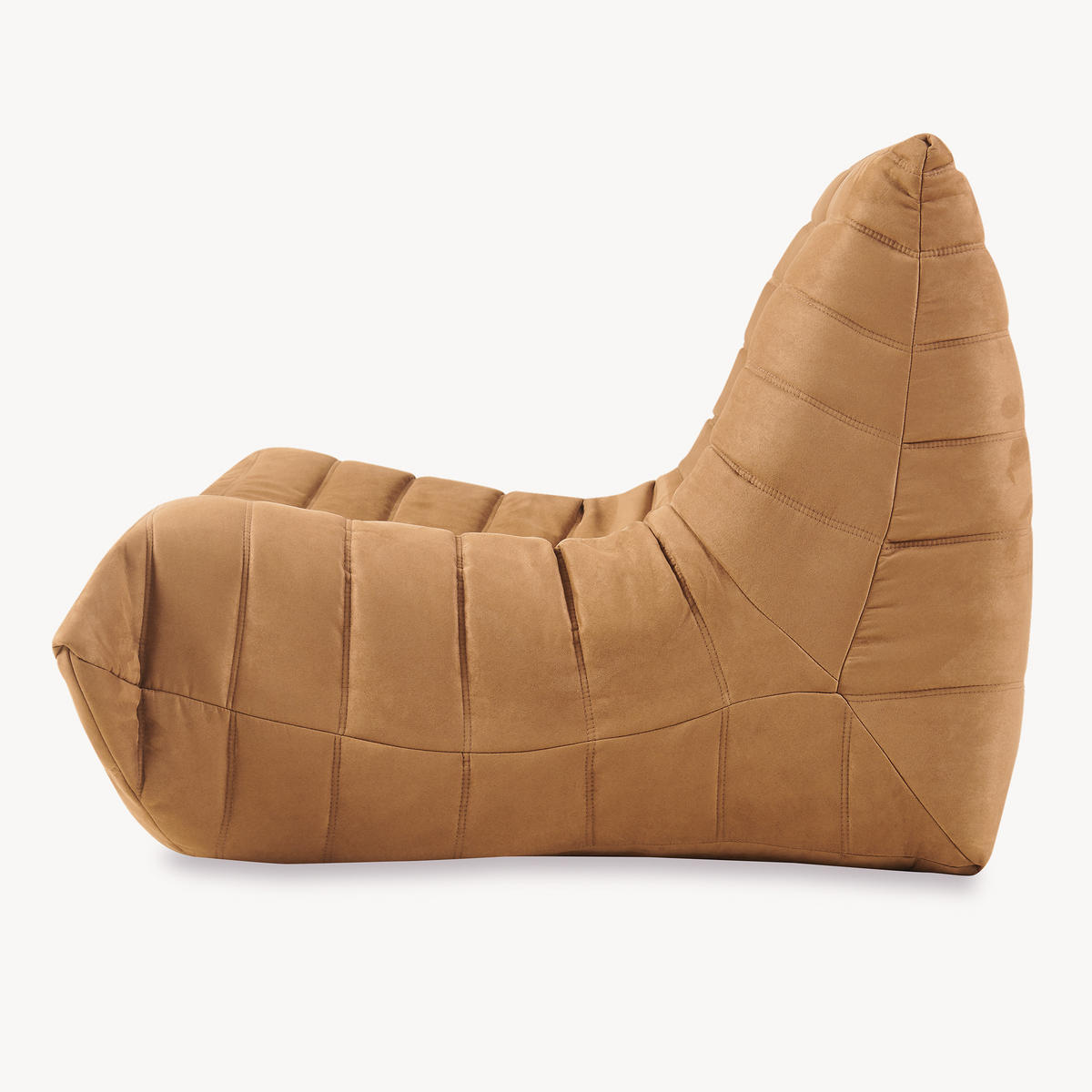 BODENSESSEL Kodsø - Braun, Textil (90/75/100cm) - [en.casa]