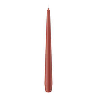 SPITZKERZEN (konische Kerzen) Ahorn Braun 250 x Ø 25 mm, 12 Stück - Ahornfarben, Paraffin (2.5/25/25cm) - Wiedemann Kerzen