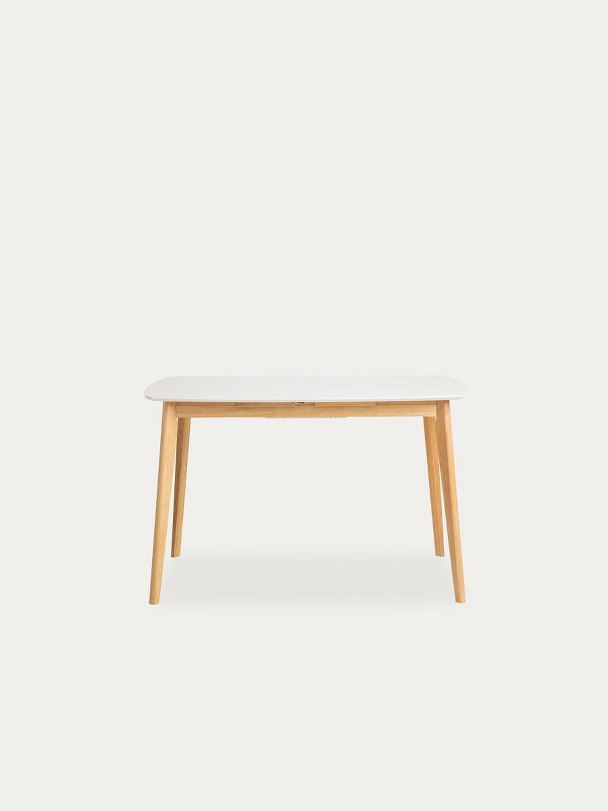 ESSTISCH Thana Natur - Weiß 75 x 120 - Braun, Holzwerkstoff (120/75/75cm) - Kenay Home