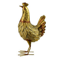 FIGURA Cedric, kov, zlatá, 52 cm - zlatá, kov (22/52/18cm) - Mondex