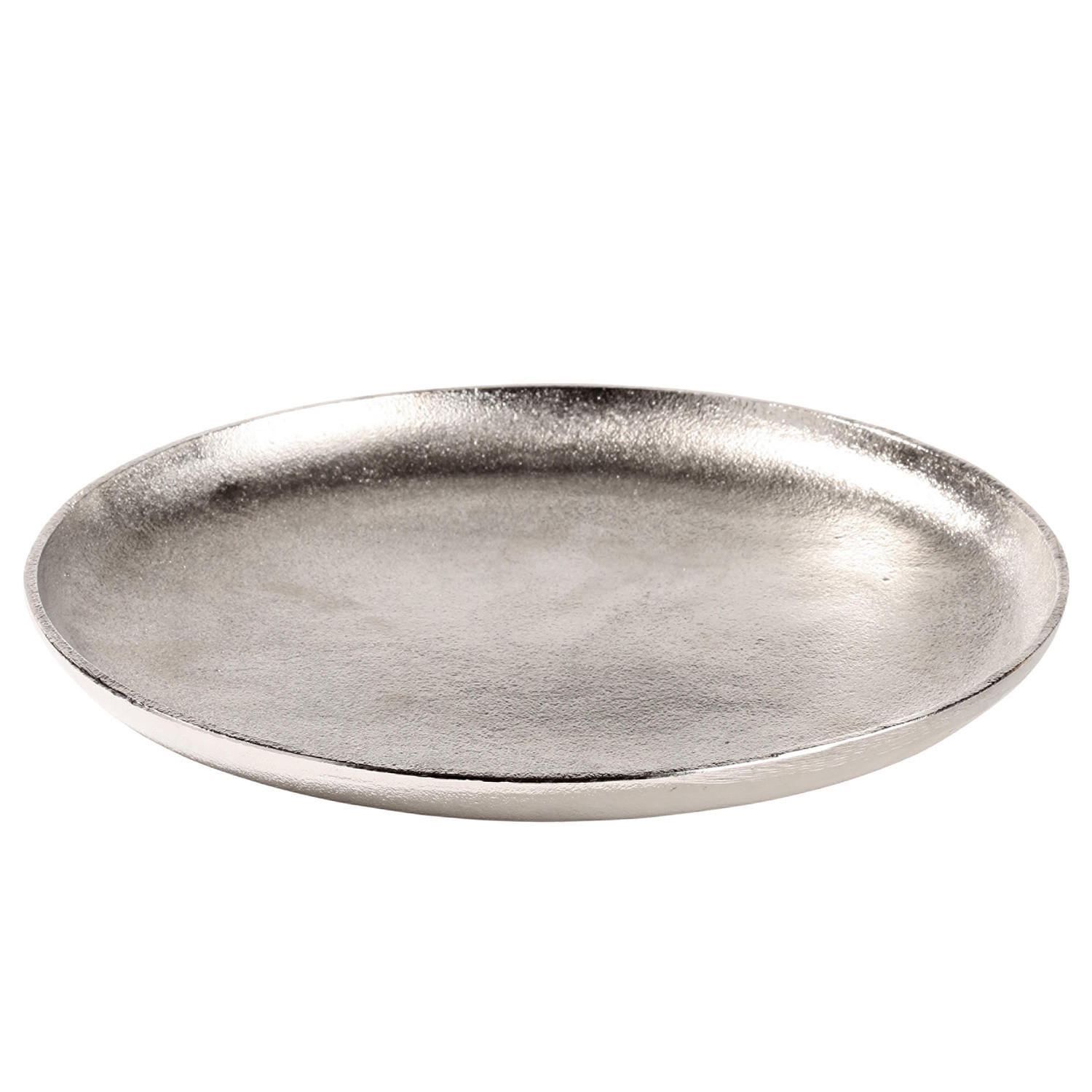 DEKOTELLER Banquet - Silbereichenfarben, Metall (2cm) - Butlers