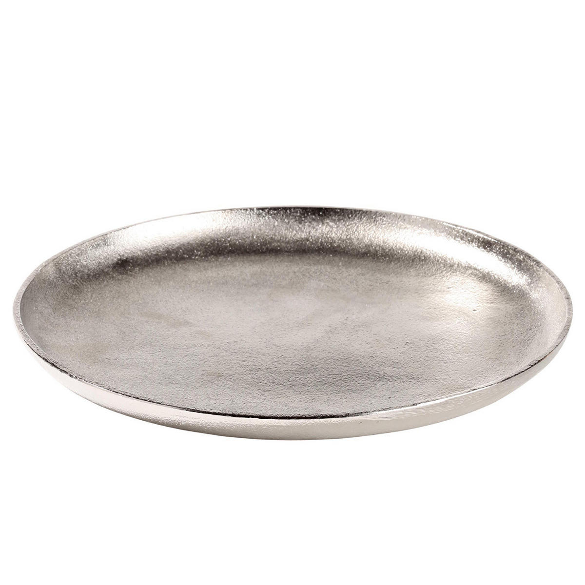 DEKOTELLER Banquet - Silbereichenfarben, Metall (2cm) - Butlers