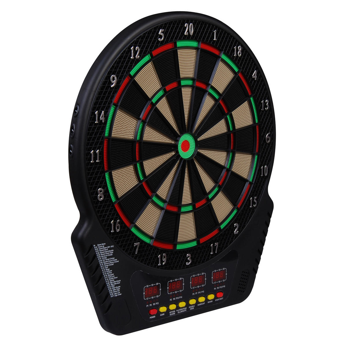 DARTSCHEIBE DE-10719 Schwarz - Schwarz, Kunststoff (51.5/44cm) - ComfortXL