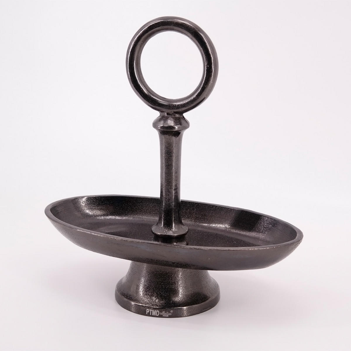 ETAGERE 30x15x32 cm, Aluminiumguss - Rostfarben, Metall (15/32/30cm) - PTMD Collection