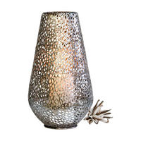 BODENWINDLICHT PLATA Metall antik-silber - Silberfarben, Metall (25/46/25cm) - DESIGN DELIGHTS