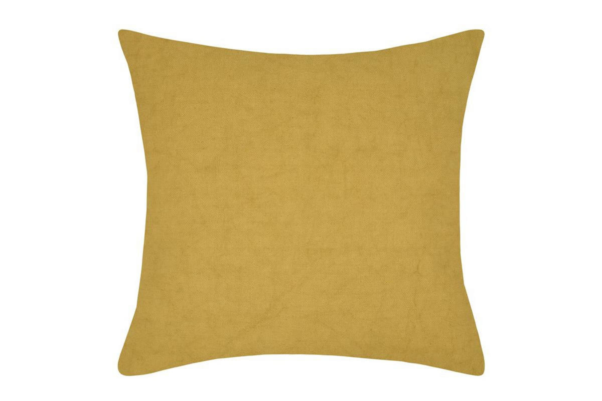 DEKOKISSEN Loris 40/40 cm - Gelb, Naturmaterialien (40/40cm)