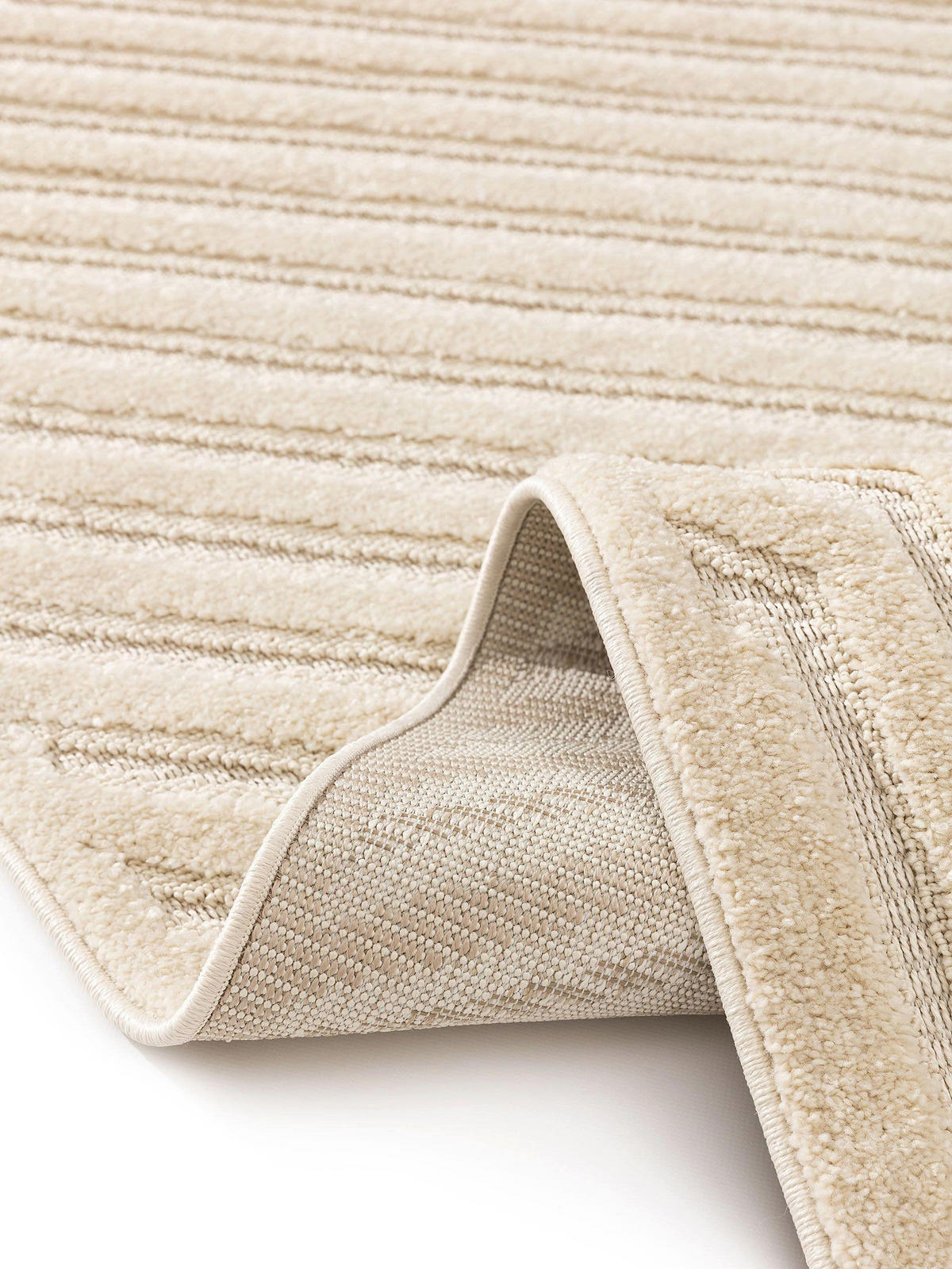 TEPPICH Leo Cream 120x170 cm - Creme, Kunststoff (120/170cm) - benuta