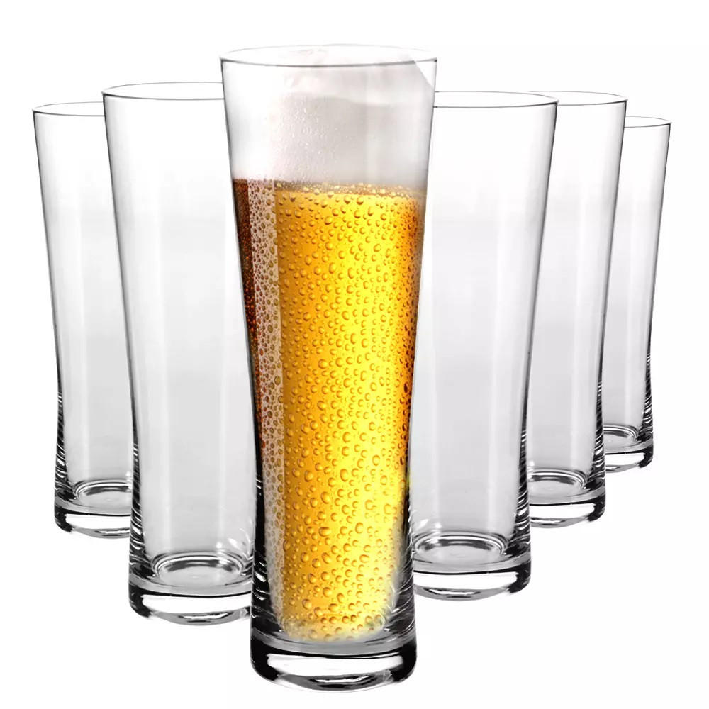 BIERGLÄSER, 6er-Set, 500 ml - Transparent, Glas (0.5L) - Krosno Glass