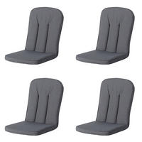 GARTENSTUHLKISSEN Panama 100/48 cm 4er-Set - Grau, Textil (48/5/100cm) - Madison