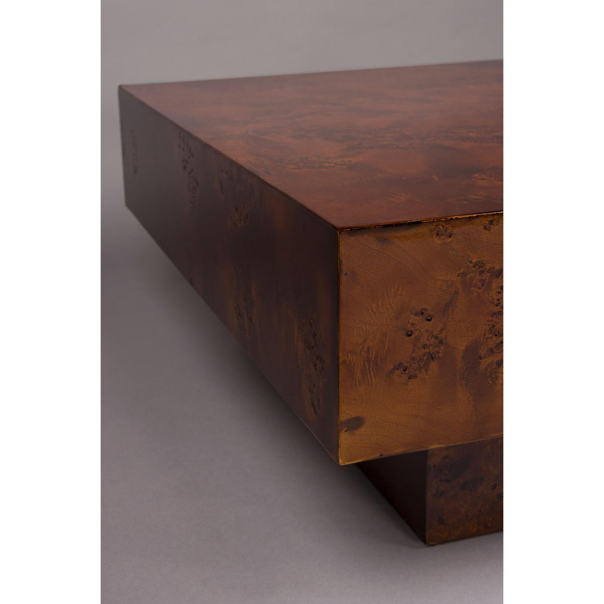 COUCHTISCH Quinn 90x90 cm Walnussfarbe - Braun, Holz (90/90/40cm) - Dutchbone