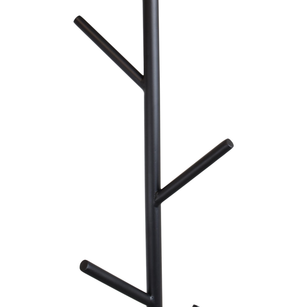 KLEIDERABLAGE Tree Schwarz - Schwarz, Metall (27/170/27cm) - LOFT42