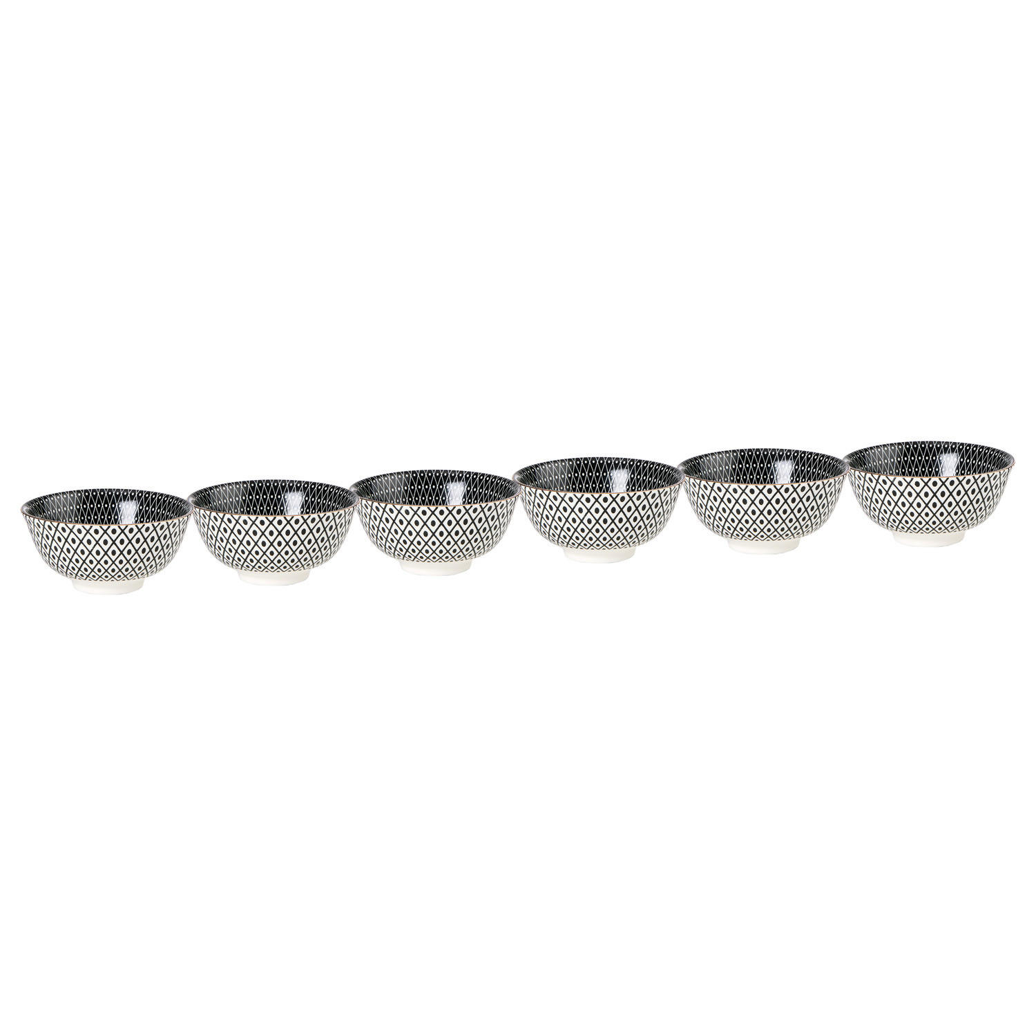 Butlers Schalen Schwarz 12x5x12 cm