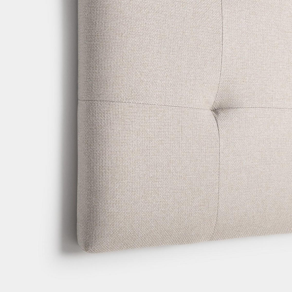 KOPFTEIL DOPPELTES Pier Beige 170 cm x 70 cm - Beige, Textil (170/7cm) - Klast Home