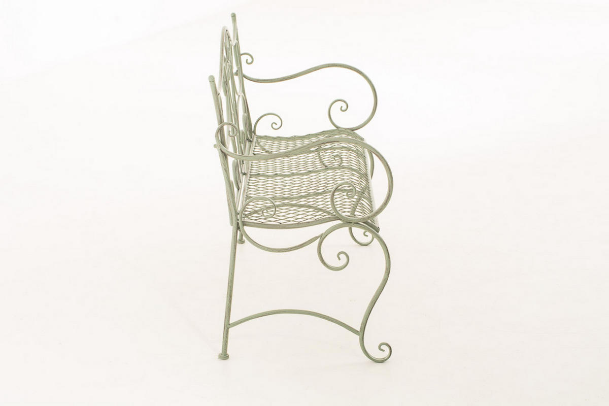 GARTENBANK Targo antik-grün - Grün, Metall (113/47/89cm) - TPFGarden