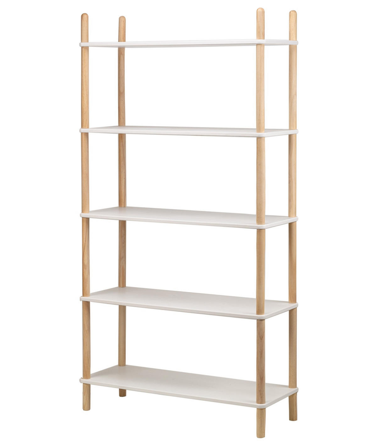 REGAL Weiß - Weiß, Holz (76/154/26cm) - Nordlys