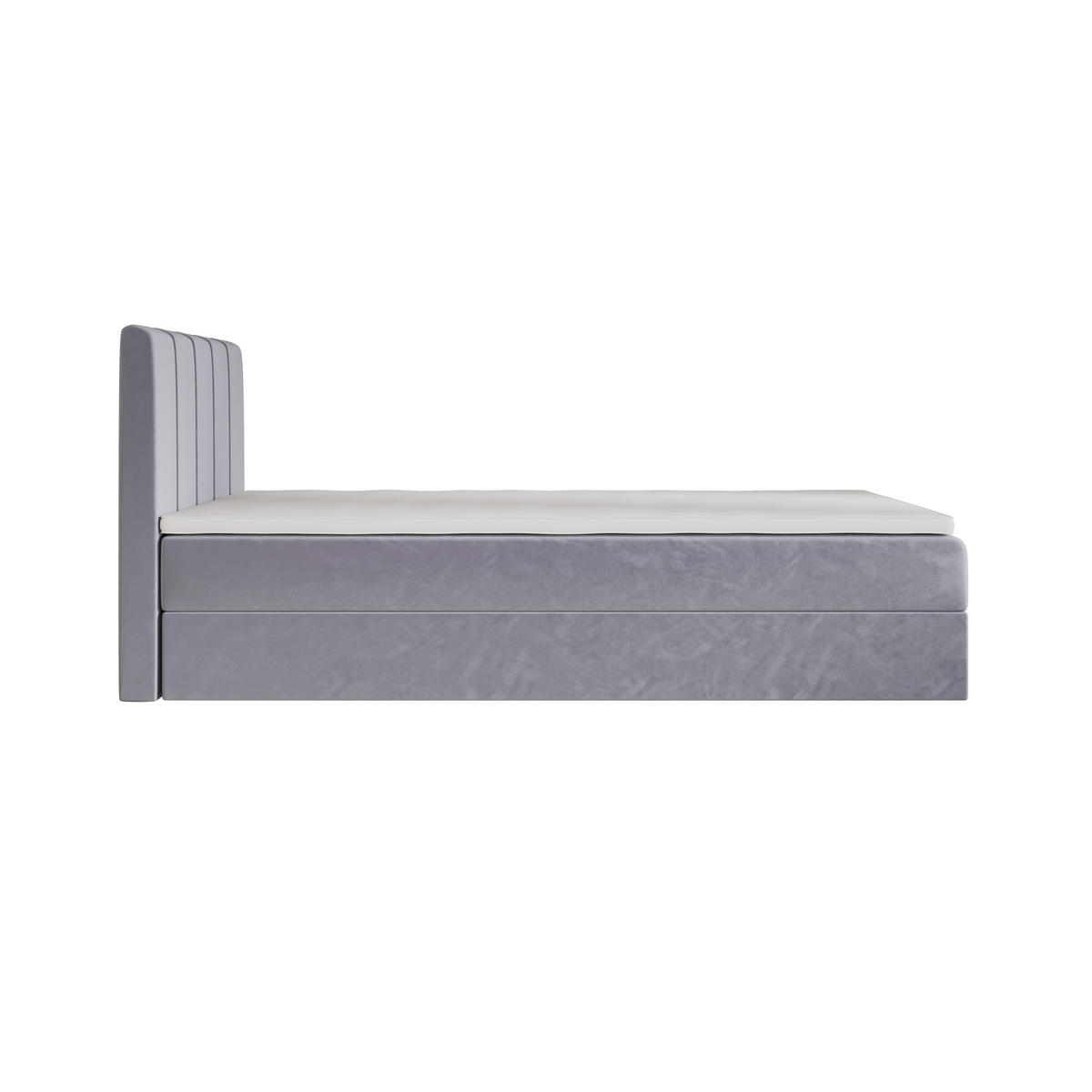 BOXBETT BAHAMA 90x200 Monolith 70, mit Matratze H3 und Topper, Hellblau - Hellblau, Holz/Kunststoff (90/200cm) - Bedante