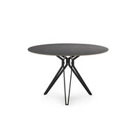 ESSTISCH Aina Schwarz 120/120/76 cm - Schwarz, Stein (120/120/76cm)