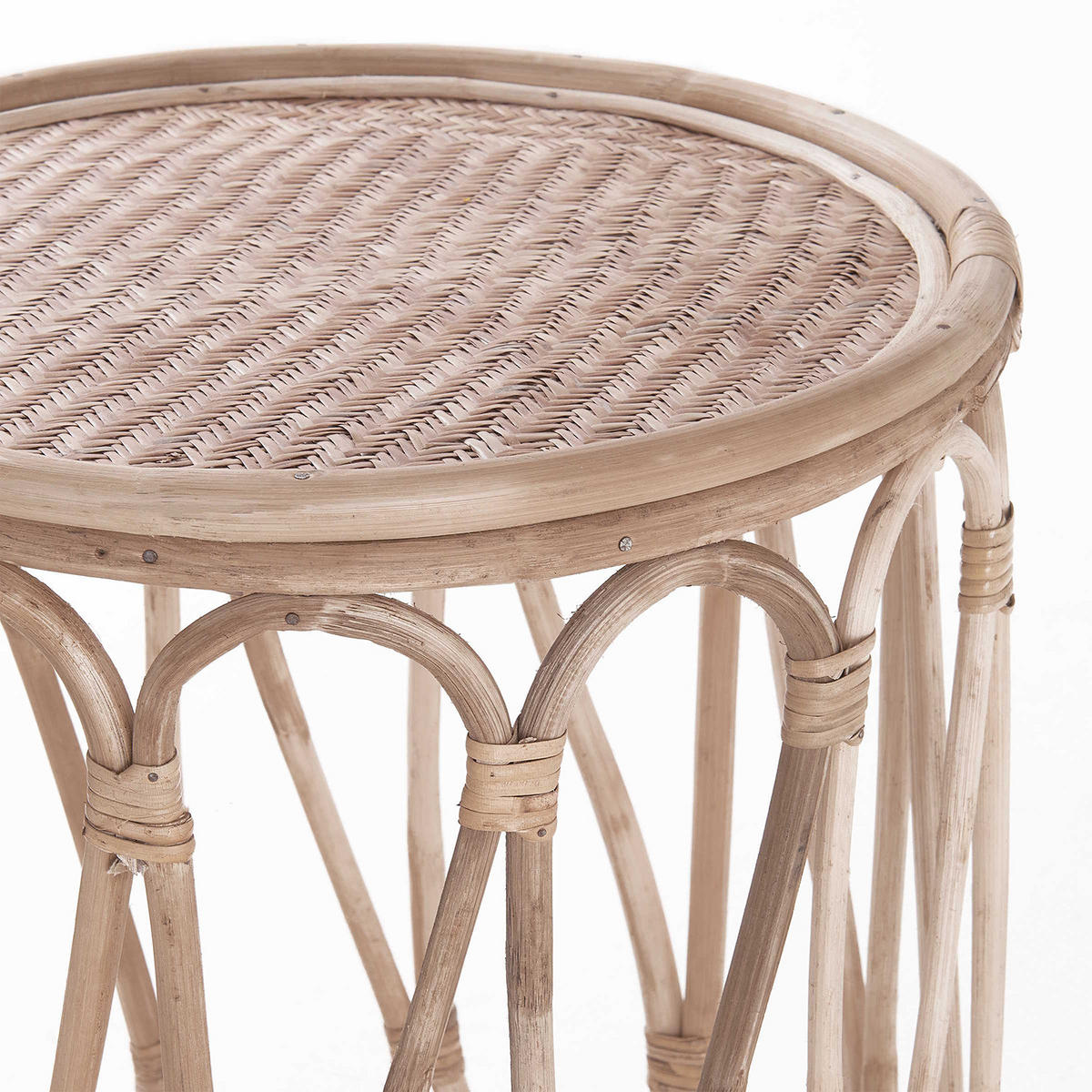 BEISTELLTISCH Lombok - Braun, Holz (40/40/48cm) - Butlers