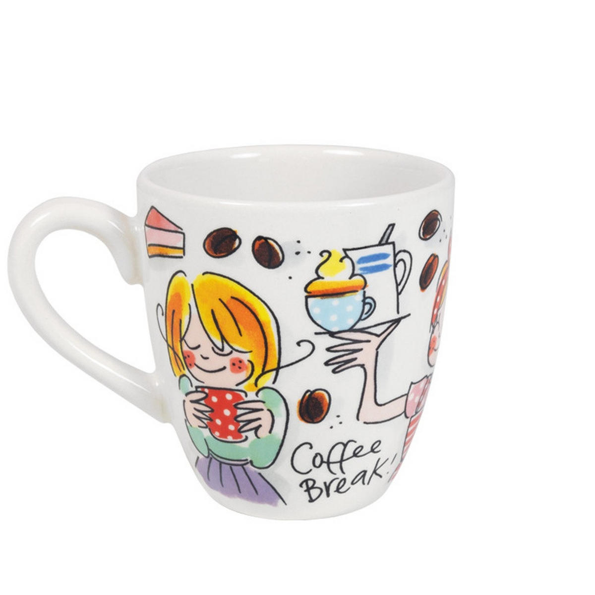 MINI-BECHER Blond x Senseo Keks in Bunt - 200 ml - Multicolor, Keramik (0.2L) - Blond Amsterdam