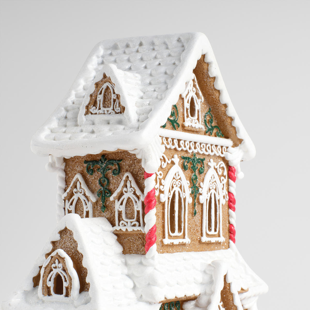 LEDFIGUR Charmpalace, Braun, 30x11x22 cm, Dekorative Weihnachtsdeko - Braun, Kunststoff (11/30/22cm) - home&you