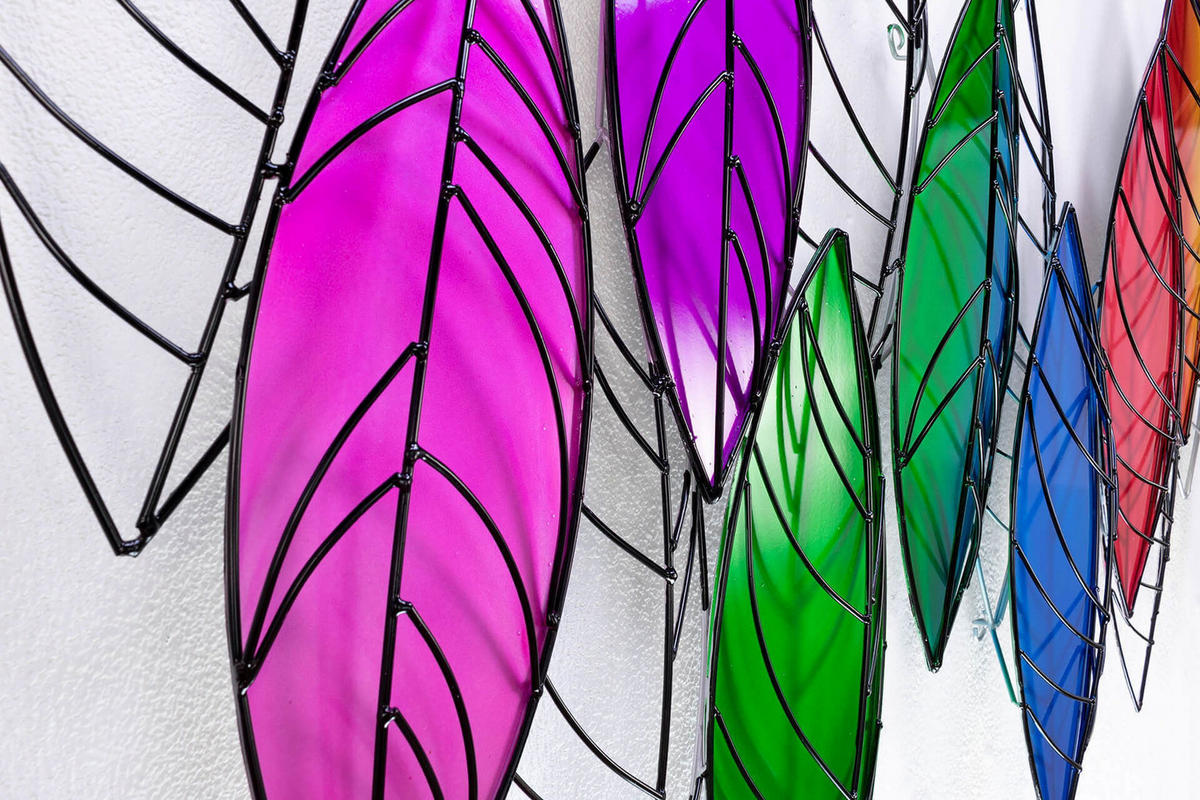 WANDDEKO Bunt 117/82 cm - Multicolor, Metall (5.5/82/8cm) - KUNSTLOFT