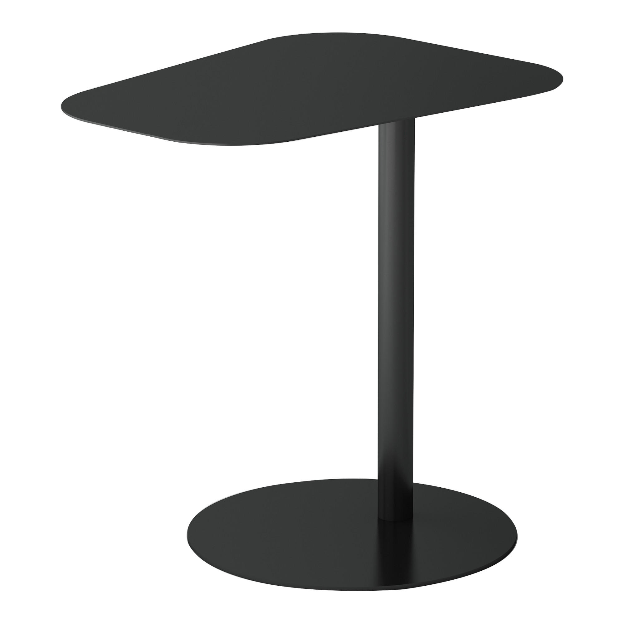 BEISTELLTISCH Nastätten - Schwarz, Metall (38/50/50cm) - [en.casa]