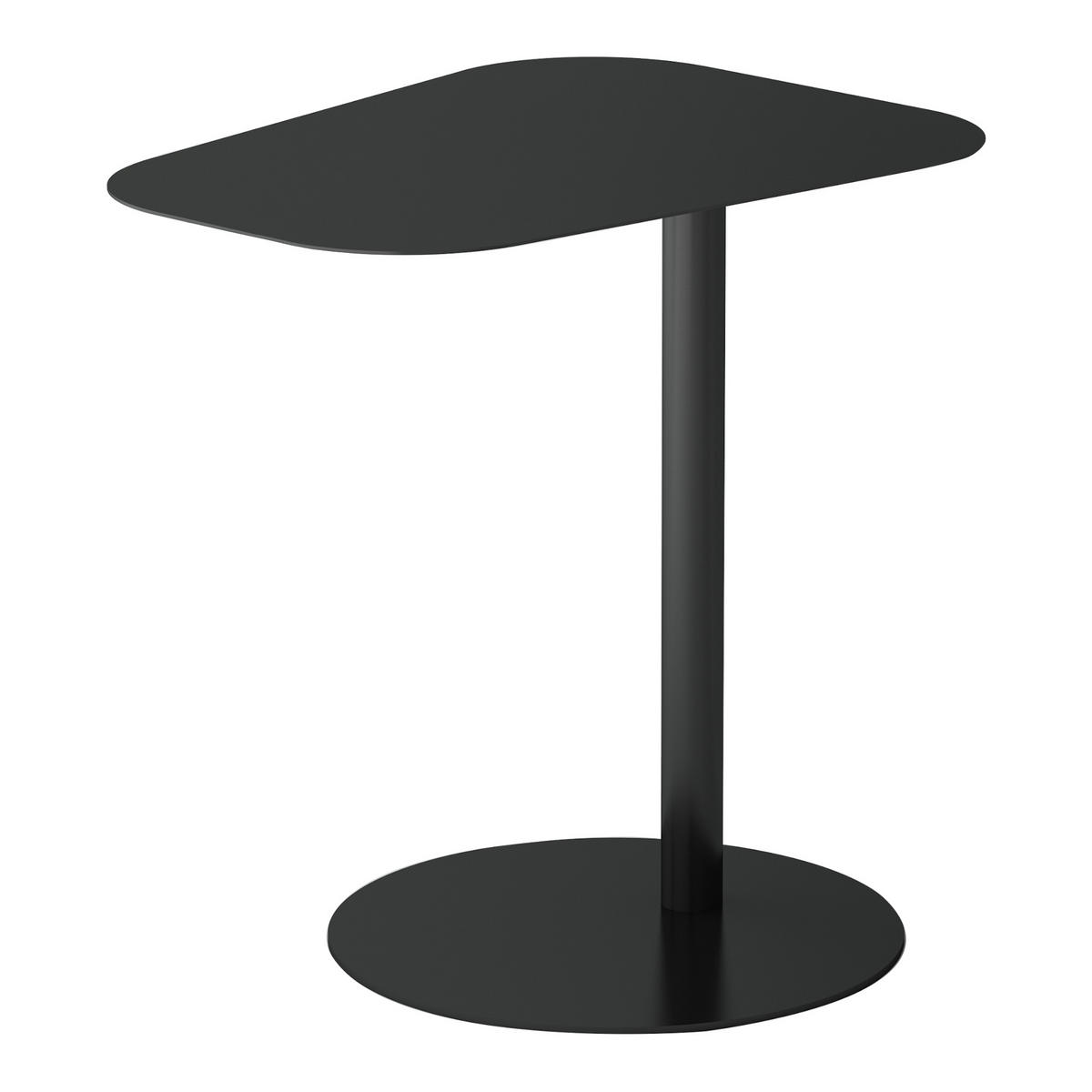 BEISTELLTISCH Nastätten - Schwarz, Metall (38/50/50cm) - [en.casa]