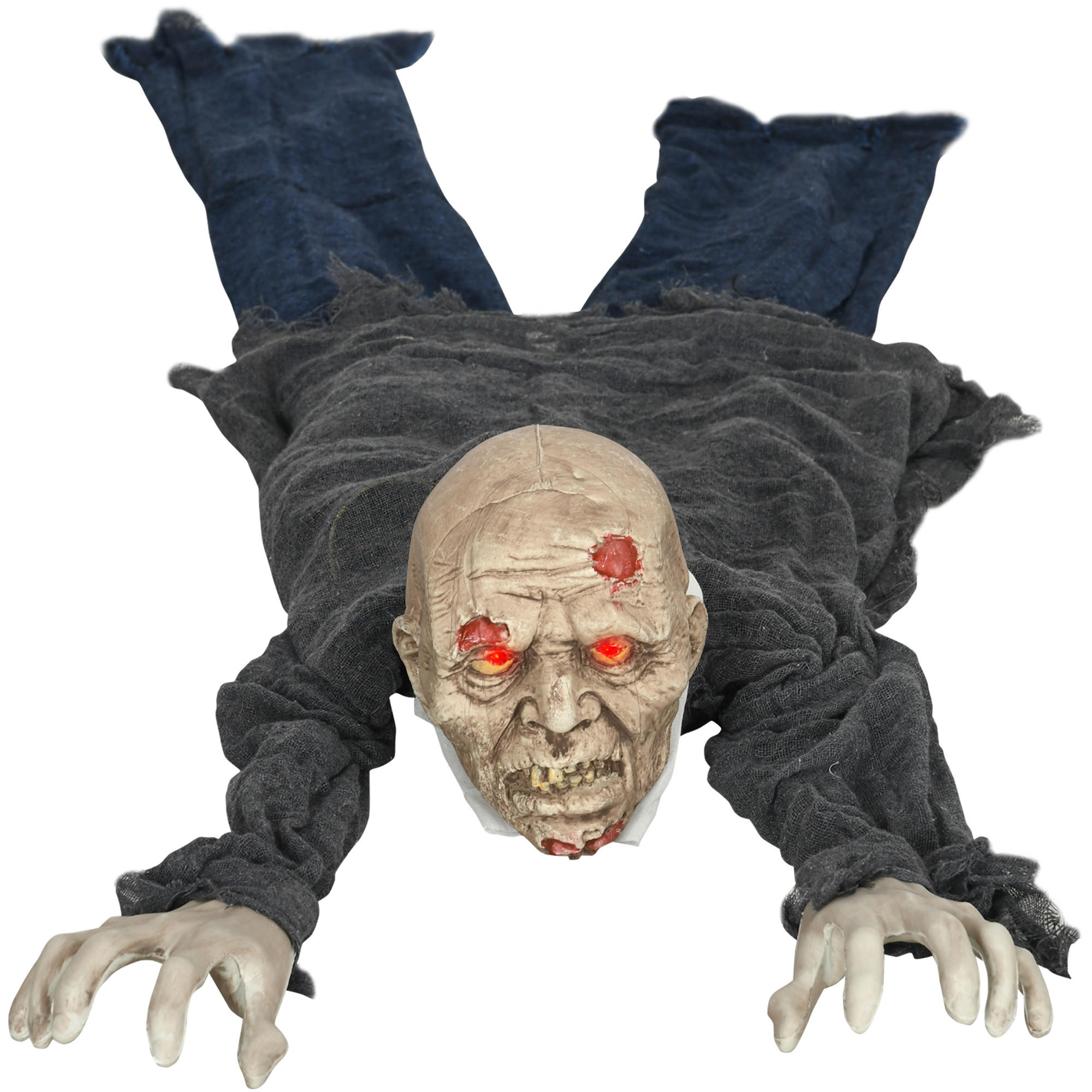 HALLOWEEN HORROR-CLOWN, Mehrfarbig, Polyester, PE, Stahl - Multicolor, Kunststoff (20/159/45cm) - HOMCOM